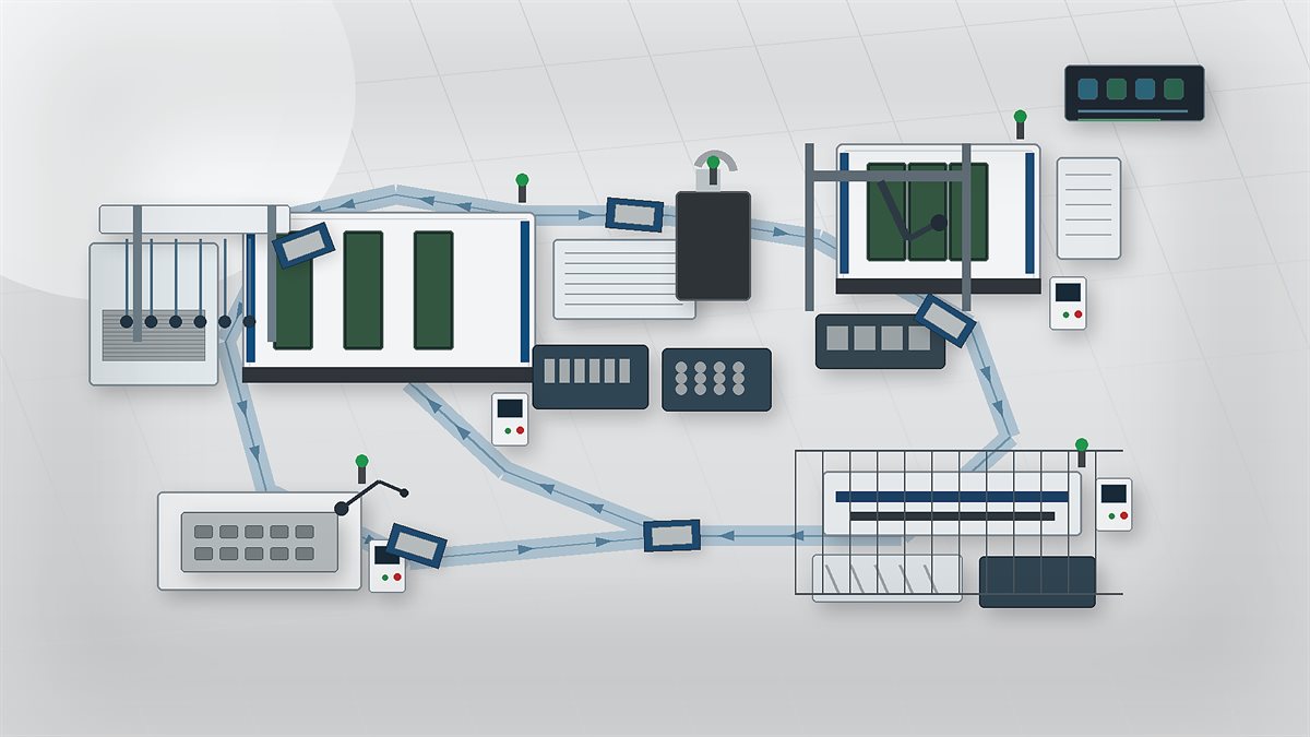 Connected CNC factory system overview